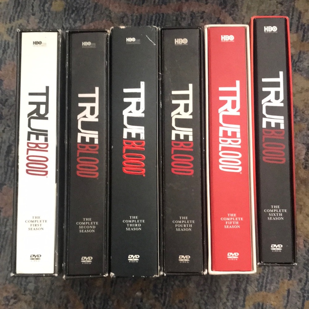Seasons 1-6 True Blood dvd sets bundle